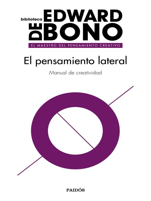 Title details for El pensamiento lateral by Edward de Bono - Available